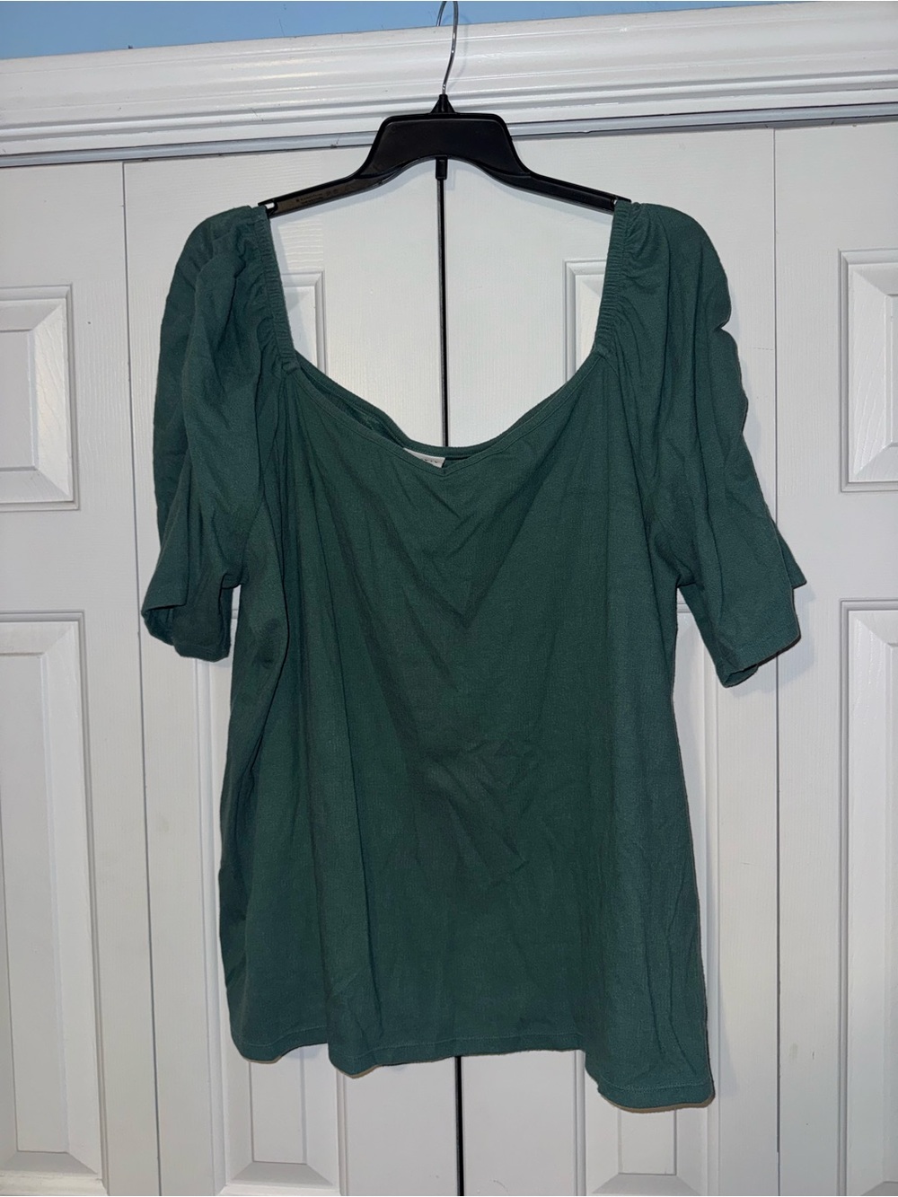 Ava & Viv Plus Size Tunic Top with scrunch sleeves